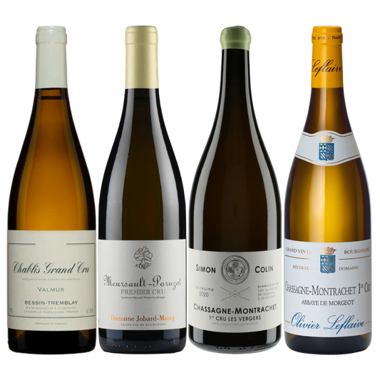 BURGUNDY WHITE - SET OF 12 BTL