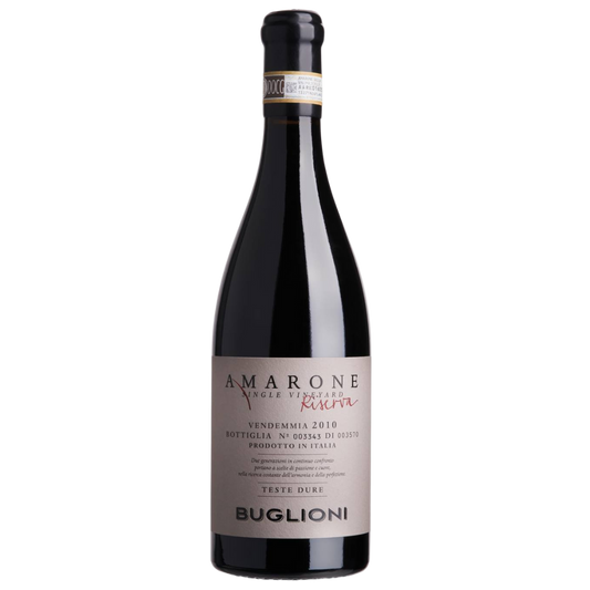 BUGLIONI, Teste Dure, Amarone Della Valpolicella Classico Riserva, 2010 - (WOTM)