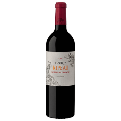 TOUR DE RIPEAU, Saint-Emilion Grand Cru, Bordeaux, 2015 - (EQW)
